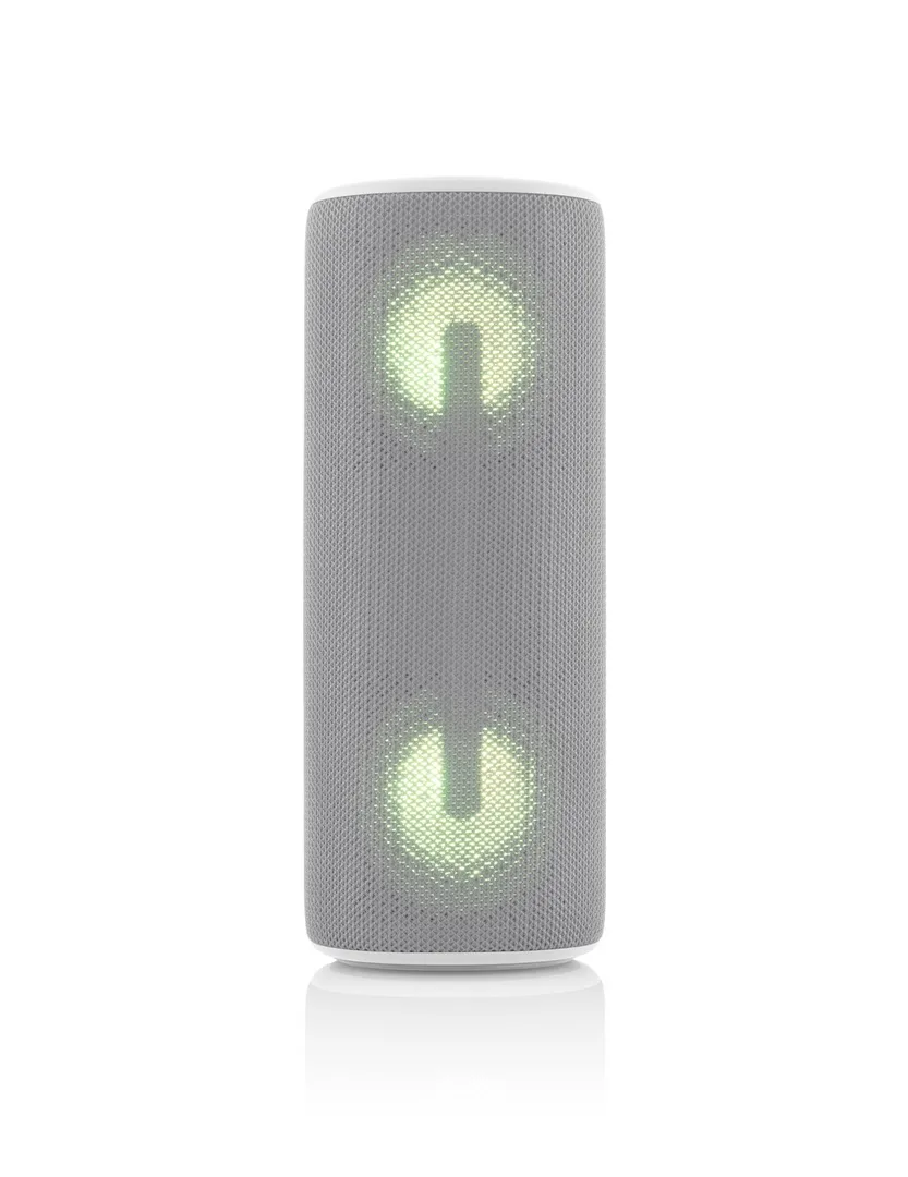Boxa portabila JVC XS-E423G, 24 W, Bluetooth, IPX5, iluminare cu LED-uri, gri - imagine 2