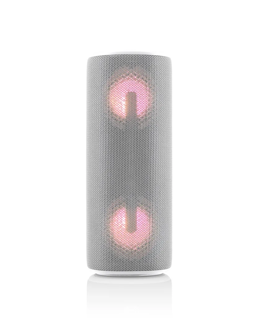 Boxa portabila JVC XS-E423G, 24 W, Bluetooth, IPX5, iluminare cu LED-uri, gri - imagine 3