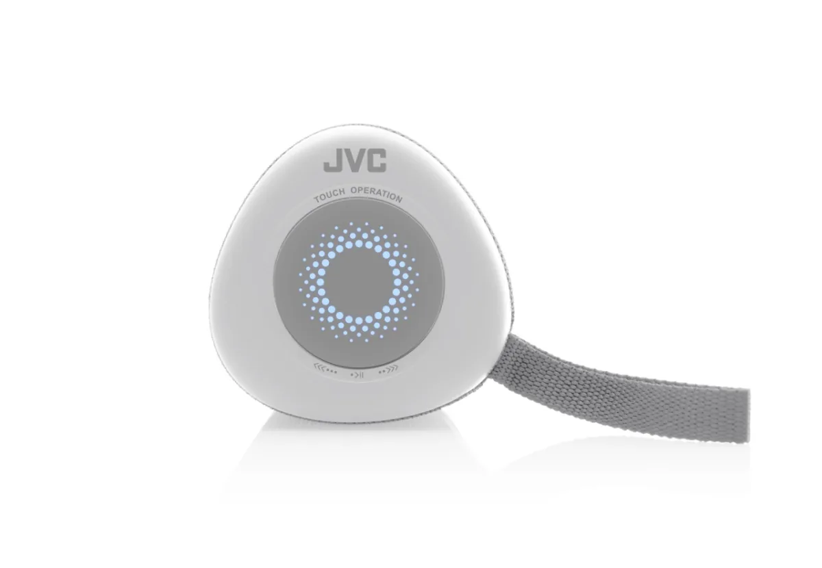 Boxa portabila JVC XS-E423G, 24 W, Bluetooth, IPX5, iluminare cu LED-uri, gri - imagine 5