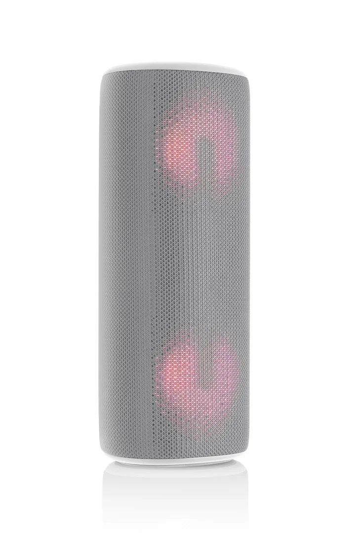 Boxa portabila JVC XS-E423G, 24 W, Bluetooth, IPX5, iluminare cu LED-uri, gri - imagine 6