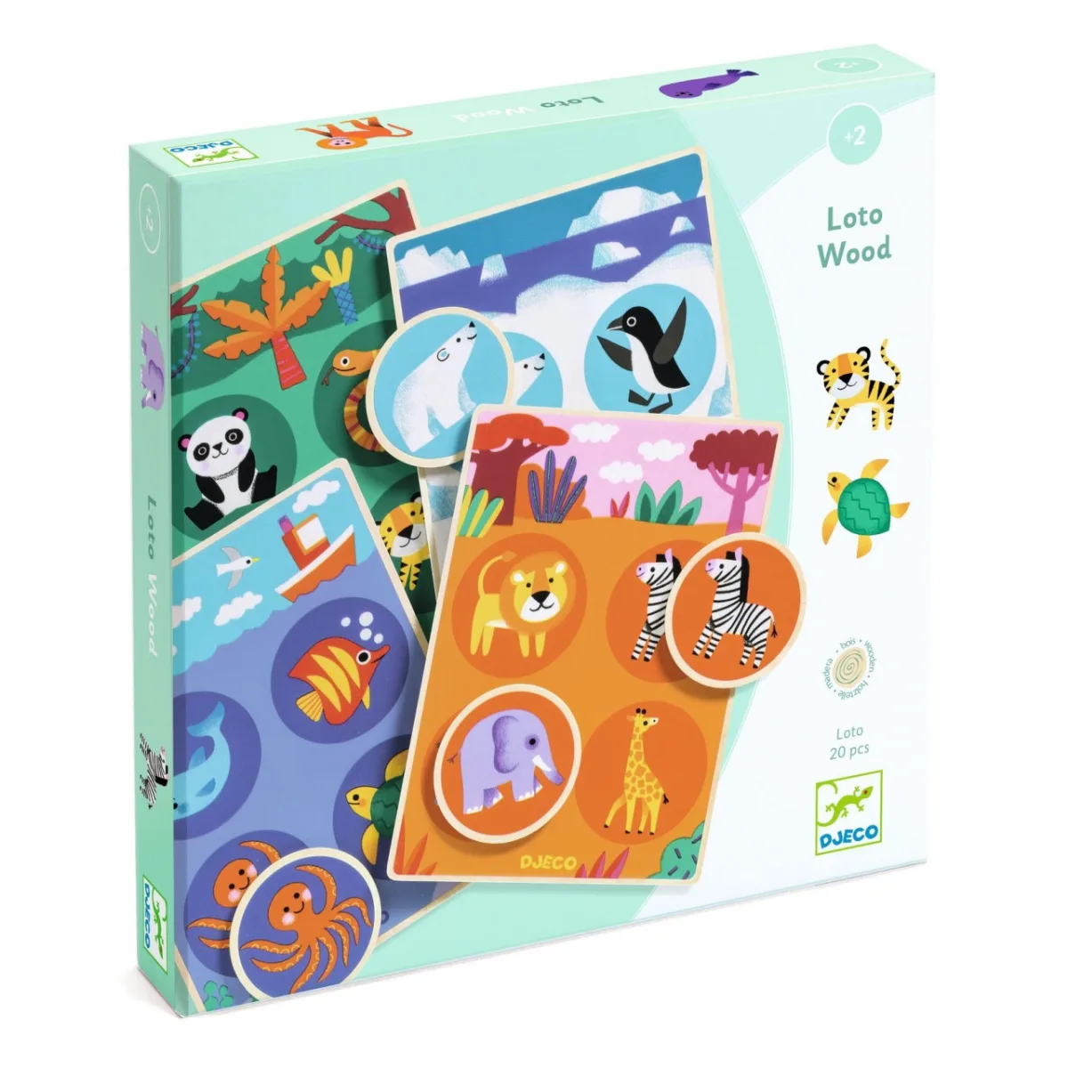 Joc educativ Loto animale, Djeco - imagine 4