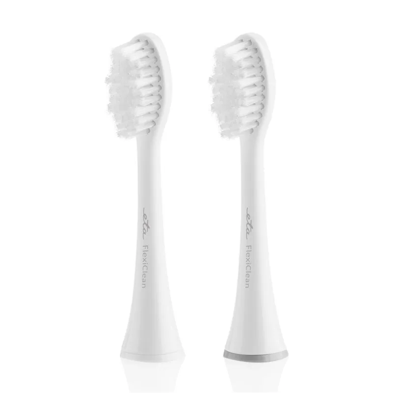 Set 2 capete de schimb ETA 0707 90100 FlexiClean pentru periute electrice ETA, duritate medie