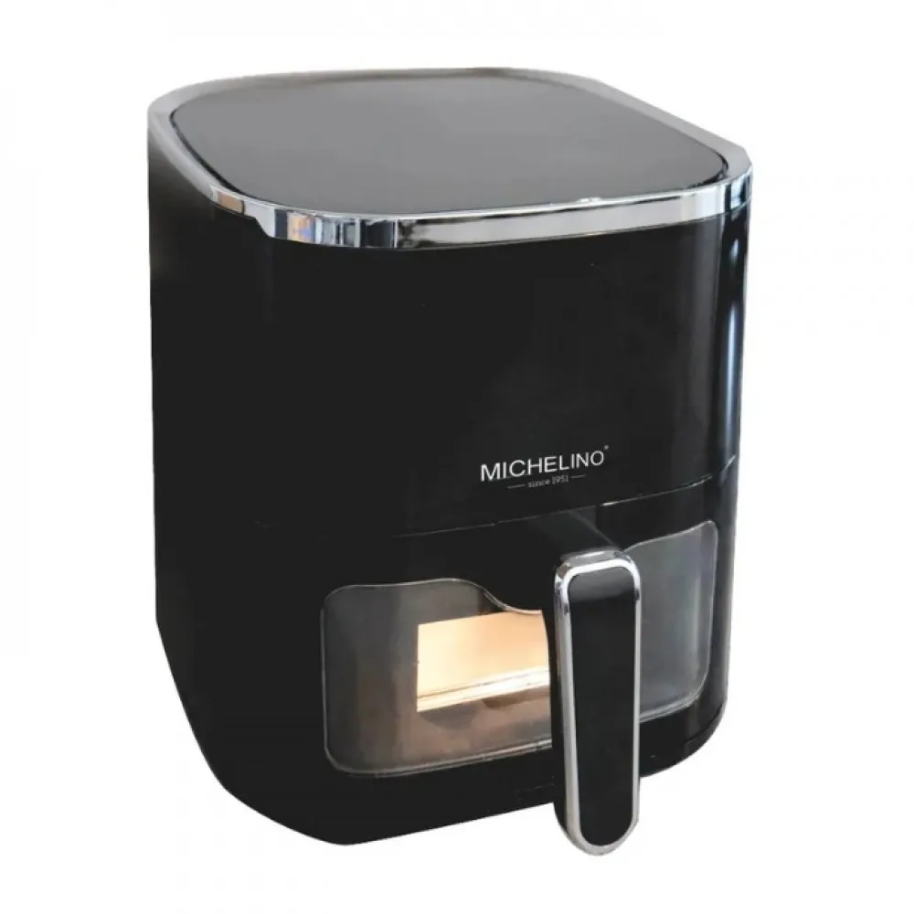 Friteuza cu aer cald 138748 Michelino, 5 litri, 1450 W, 80 °C - 200 °C, 12 programe presetate, negru - imagine 2