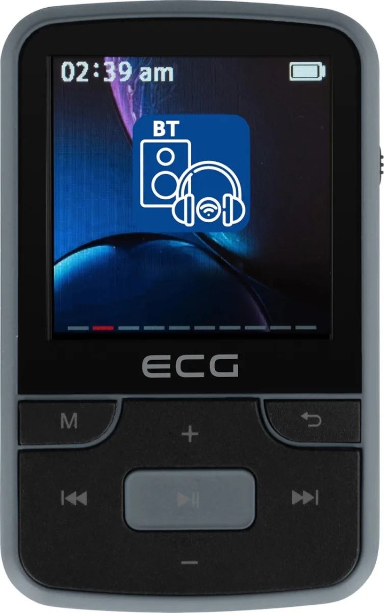 Player Mp3/Mp4, Bluetooth, FM, LCD color 1.54 inch, 32 GB, suport microSD, microfon, gri - imagine 11