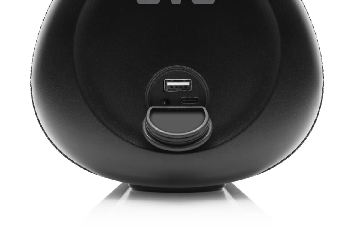 Boxa Portabila JVC XS-E643B, 60W, Bluetooth 5.3, baterie Litiu-ion 3,7V/10800mAh, TWS, IPX5, efecte luminoase, negru - imagine 5