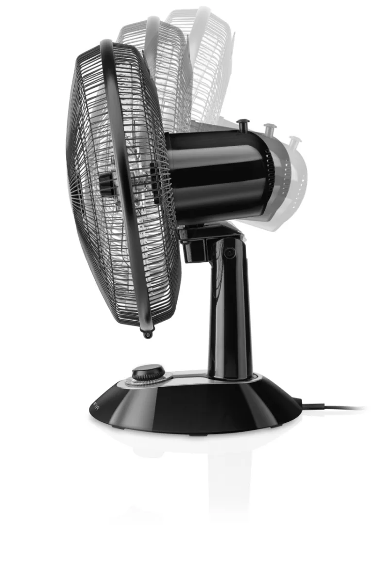 Ventilator de masa ETA Zefir 1607 90010, 45W, 30 cm, 5 palete, 4 moduri de suflare a aerului, oscilatie, negru - imagine 5
