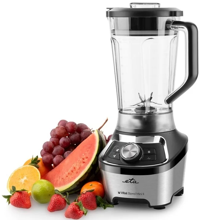 Blender de masa ETA Vital Blend Mini II 5100 90000, 1200W, 1.85 litri, 3 programe, otel inoxidabil, negru - imagine 9