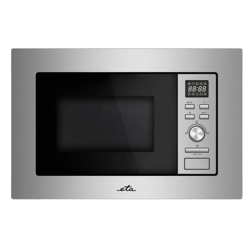 Cuptor cu microunde incorporabil ETA 479990000, 1000 W + 800 W, 8 programe, otel inoxidabil