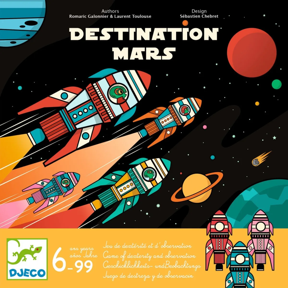 Joc de societate Destinatia Marte, Djeco - imagine 5