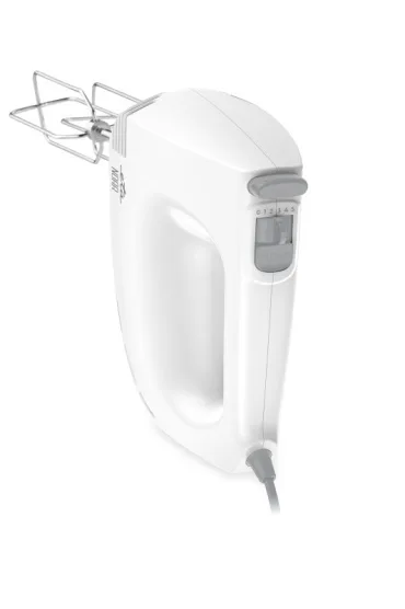 Mixer de mana ETA Noar II 2044 90000, 300 W, 5 viteze, functie TURBO, 2 carlige si 2 teluri, alb cu gri - imagine 2