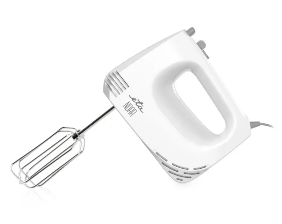 Mixer de mana ETA Noar II 2044 90000, 300 W, 5 viteze, functie TURBO, 2 carlige si 2 teluri, alb cu gri - imagine 4