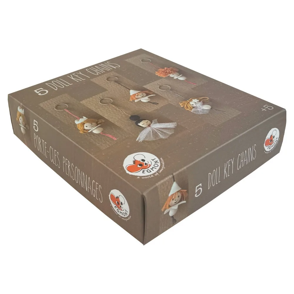 Set DIY brelocuri papusi, Egmont Toys - imagine 3