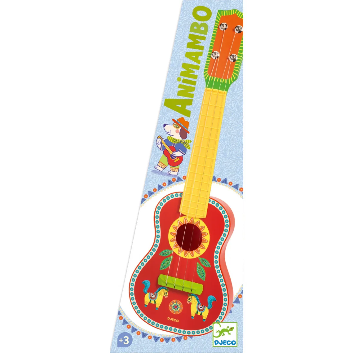Instrument muzical Ukulele (chitara cu 4 corzi), Djeco - imagine 4