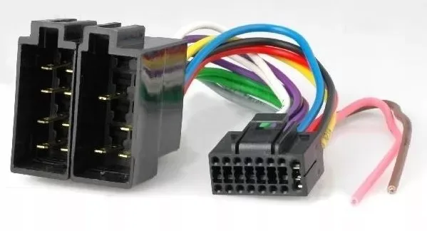 Cablu adaptor conector ISO - JVC 16 pini 4CARMEDIA ZRS-76 - imagine 2