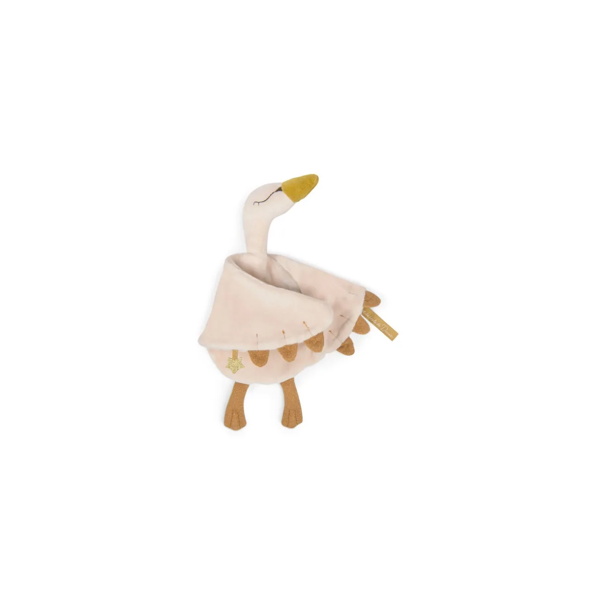 Jucarie senzoriala bebe Comforter lebada, Moulin Roty - imagine 4