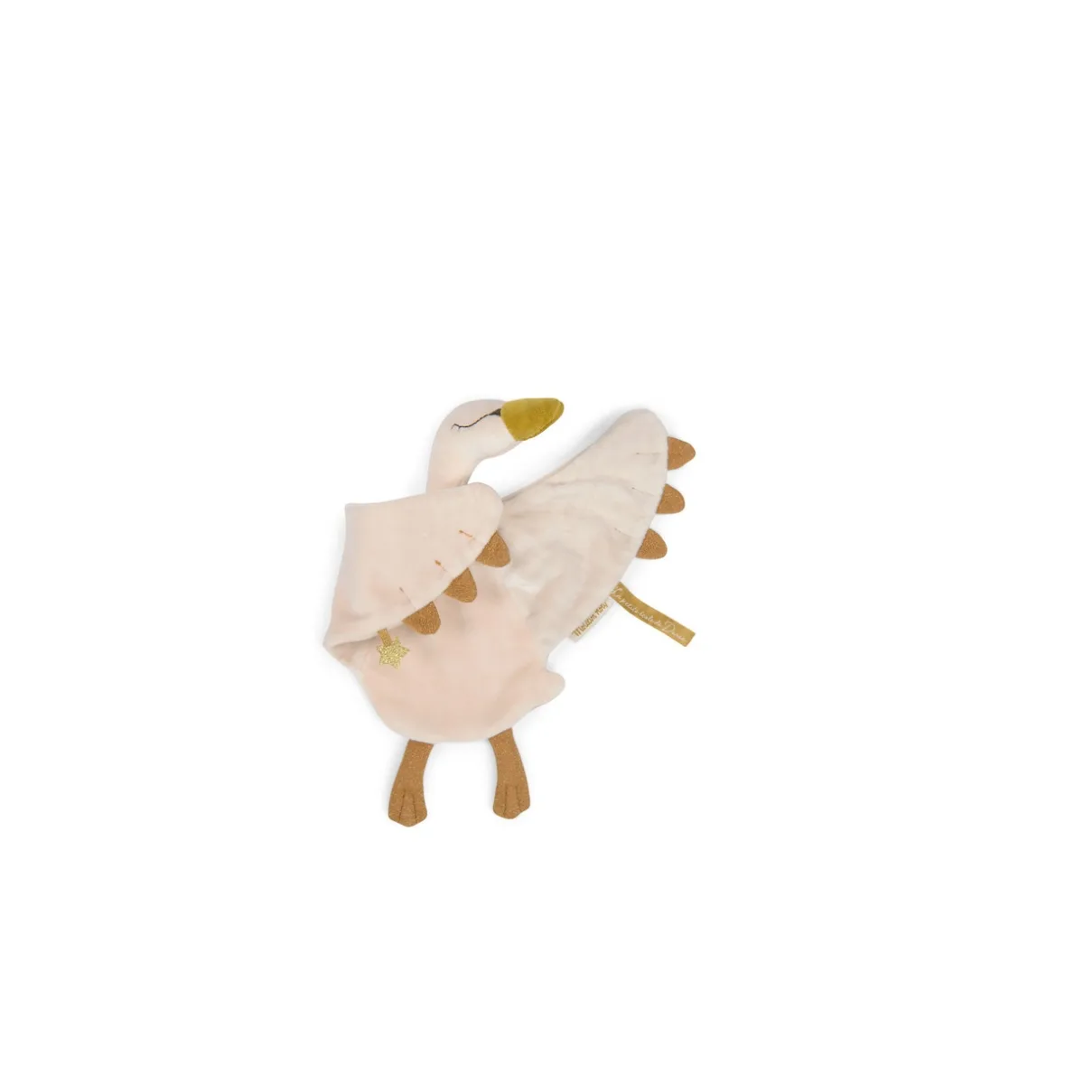 Jucarie senzoriala bebe Comforter lebada, Moulin Roty - imagine 5