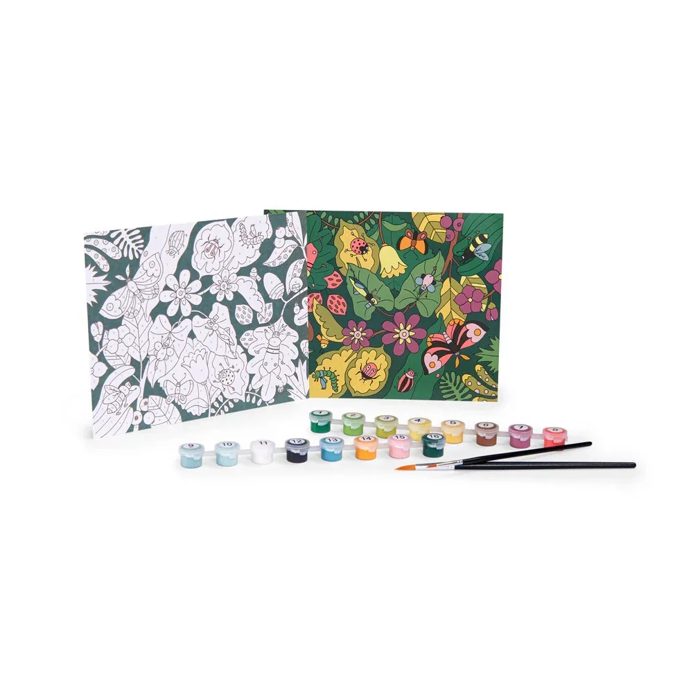 Set creativ Picteaza cu numere Variatii botanice, Moulin Roty - imagine 5