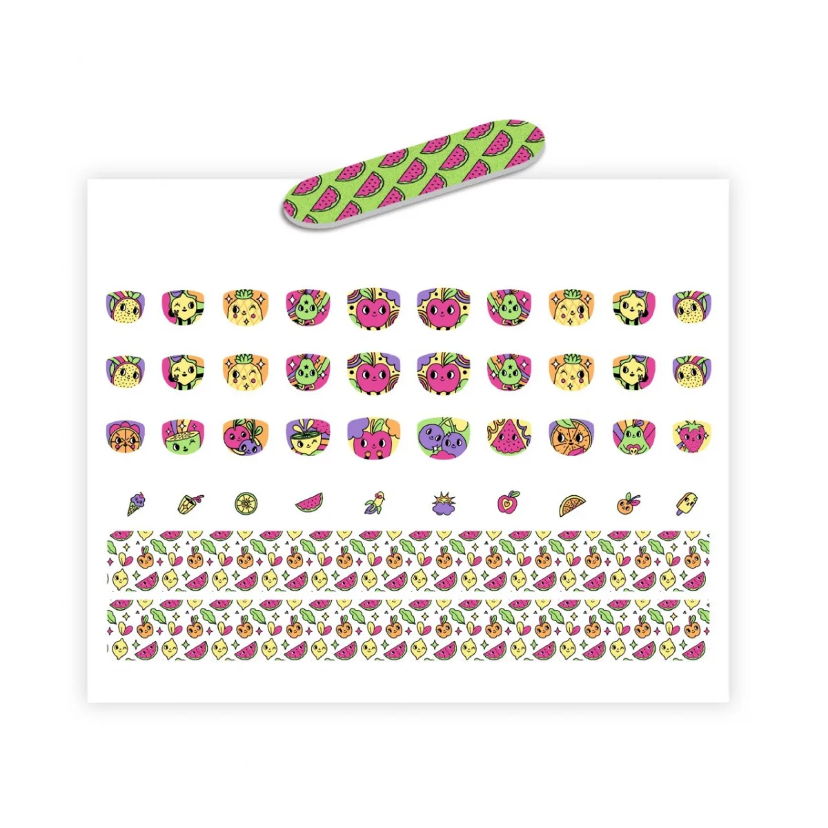 Stickere pentru unghii model variat, Djeco - imagine 3