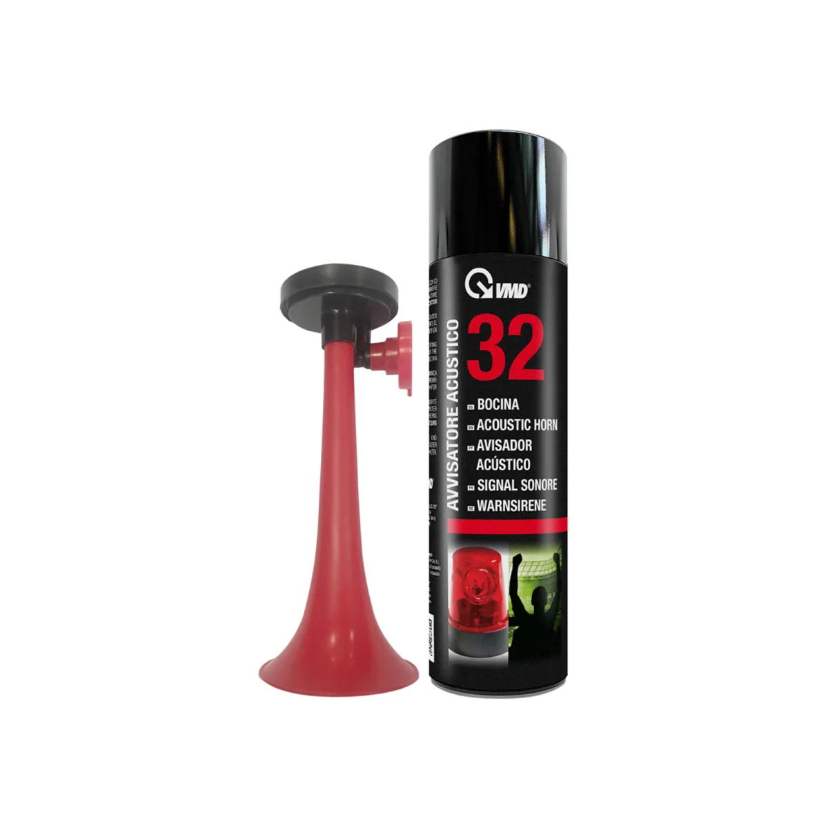 Claxon aer comprimat 300 ml, goarna puternica, evenimente sportive, barca, siguranta si semnalizare