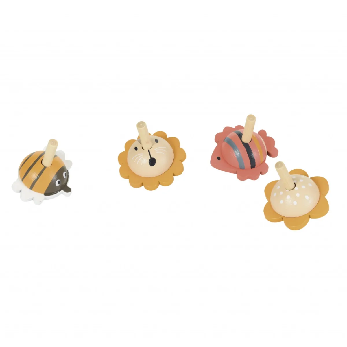 Titirez din lemn forme diverse, Egmont Toys - imagine 2