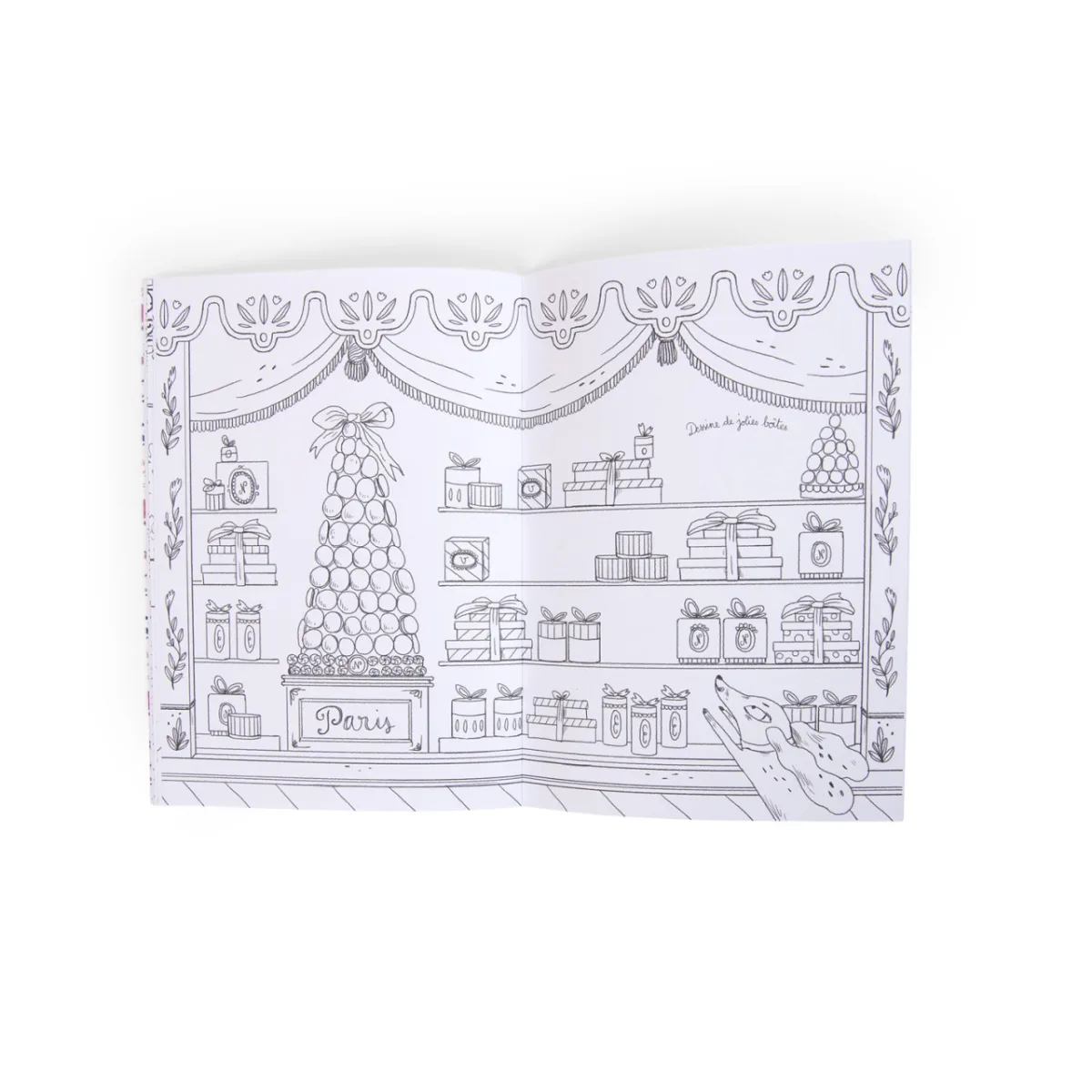 Carte de colorat Domnisoare pariziene, Moulin Roty - imagine 3