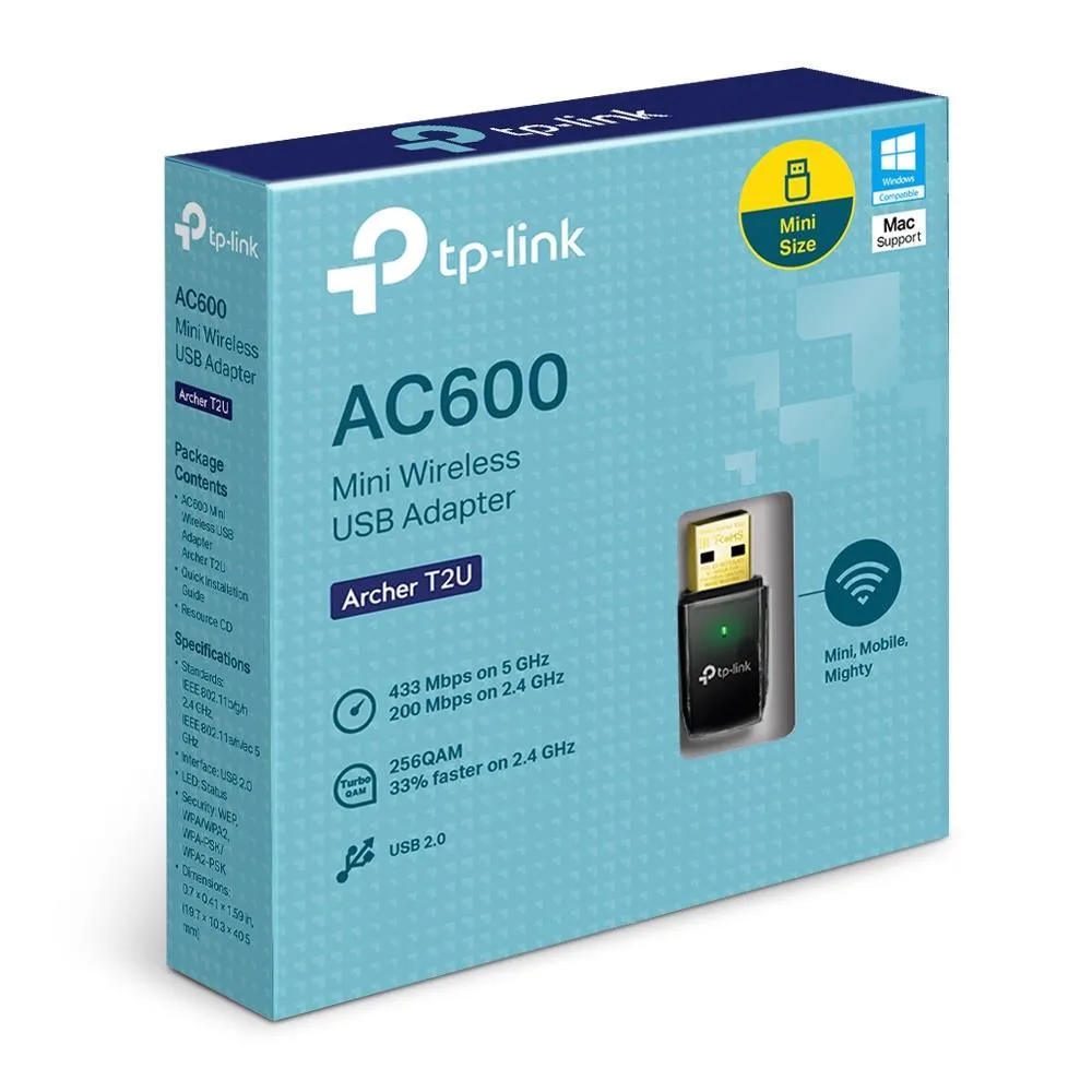 Adaptor wireless TP-LINK Archer T2U AC600 - imagine 2