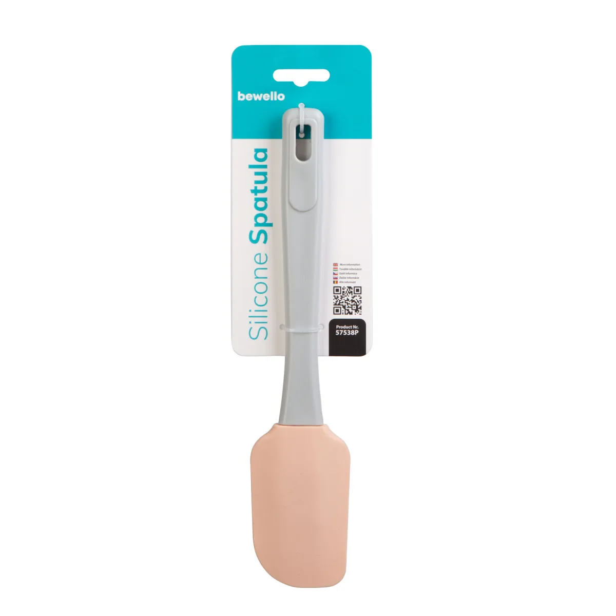Spatula silicon bucatarie 25 cm, pentru gatit si coacere, rezistenta la caldura, antiaderenta