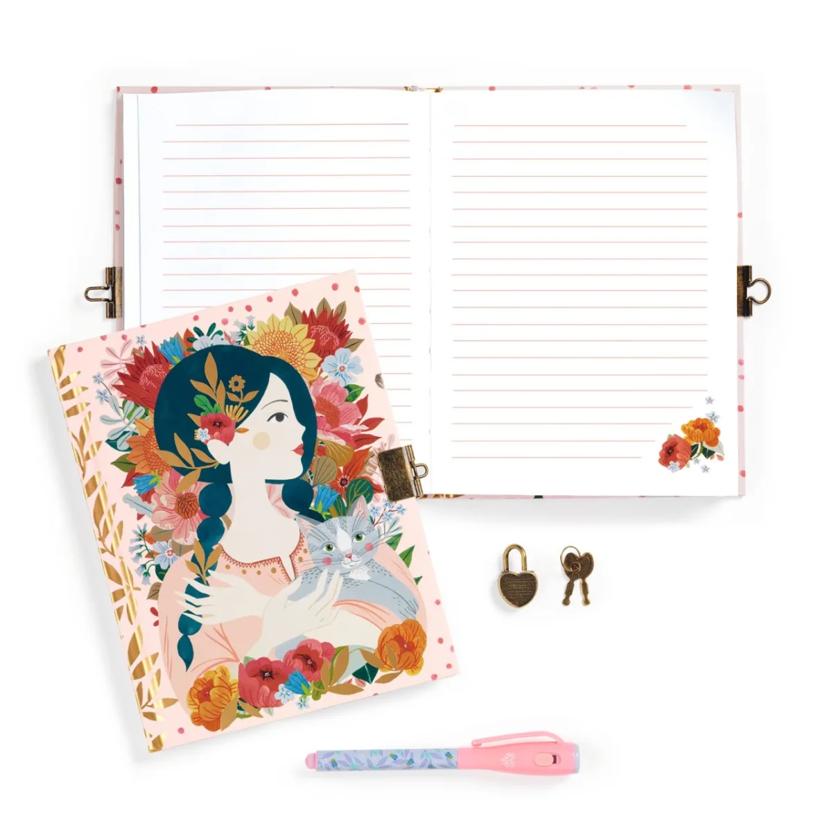 Jurnal secret cu pix magic Oana, Djeco - imagine 3
