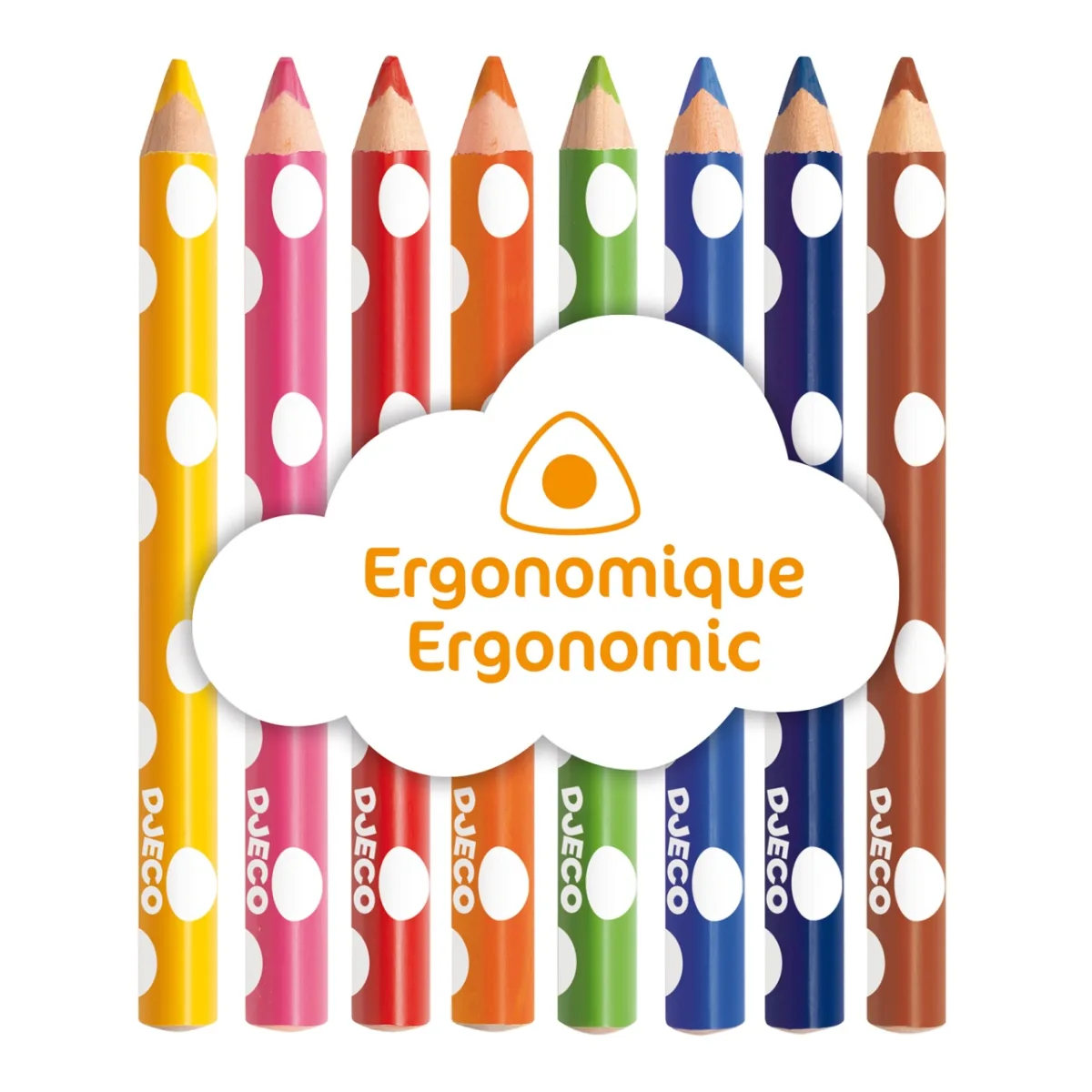 Creioane colorate pentru bebe, Djeco - imagine 3