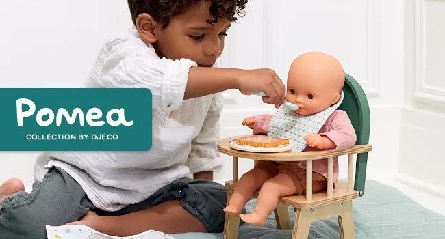 Papusa bebelus Baby Green, Djeco - imagine 3