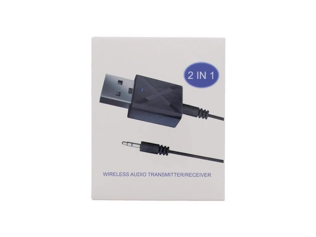 Adaptor Bluetooth 5.0 transmitator Jack 3.5 mm USB 2.0 - imagine 2