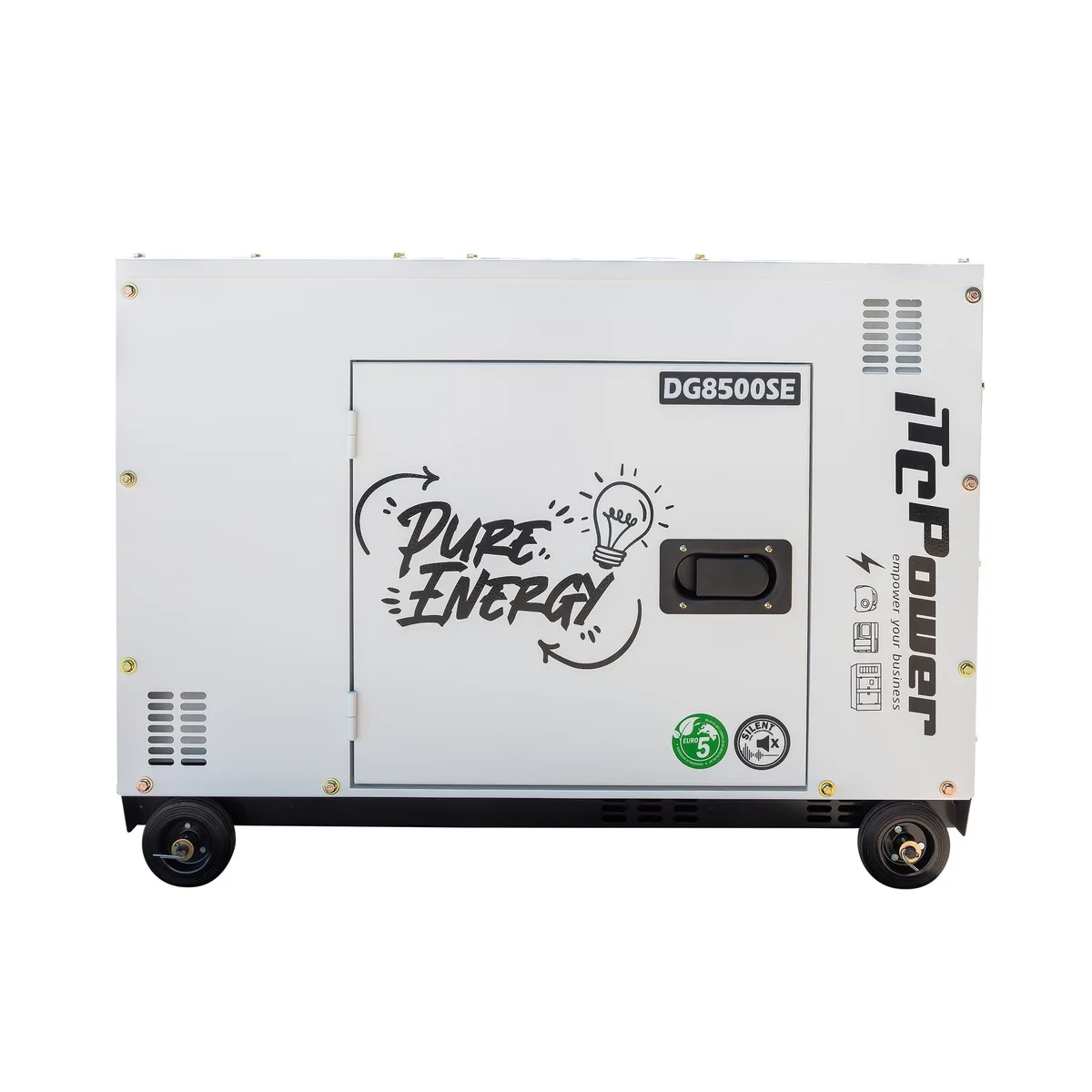 Generator diesel monofazat ITC Power DG8500SE, 6,3 kW, insonorizat, pregatit ATS - imagine 6