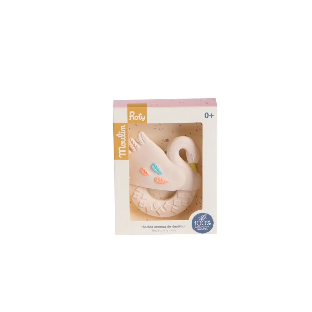 Inel de dentitie lebada, Moulin Roty - imagine 3