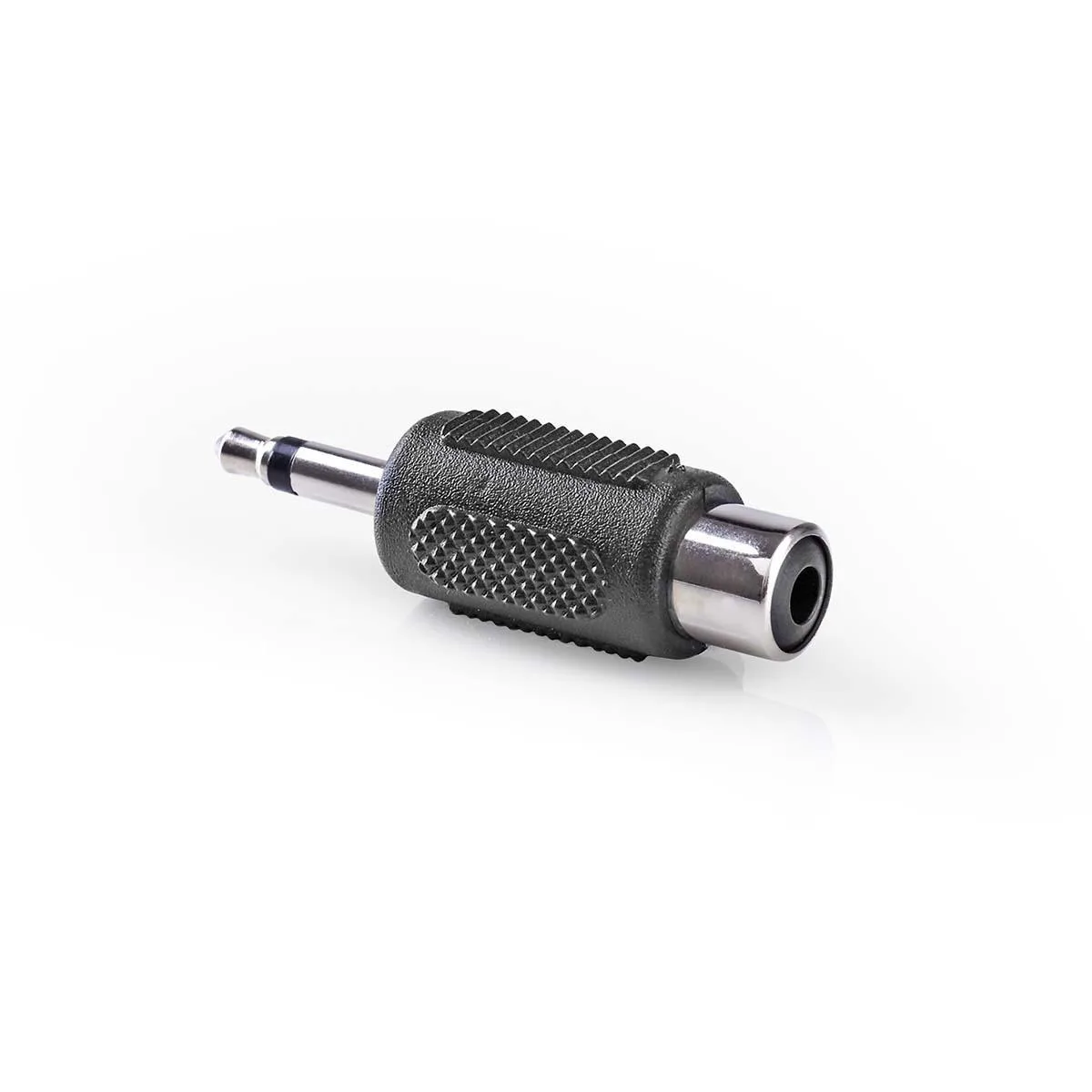 Adaptor Jack 3.5 mm mufa tata - mama RCA soclu mono 1buc Nedis CAGP22965BK