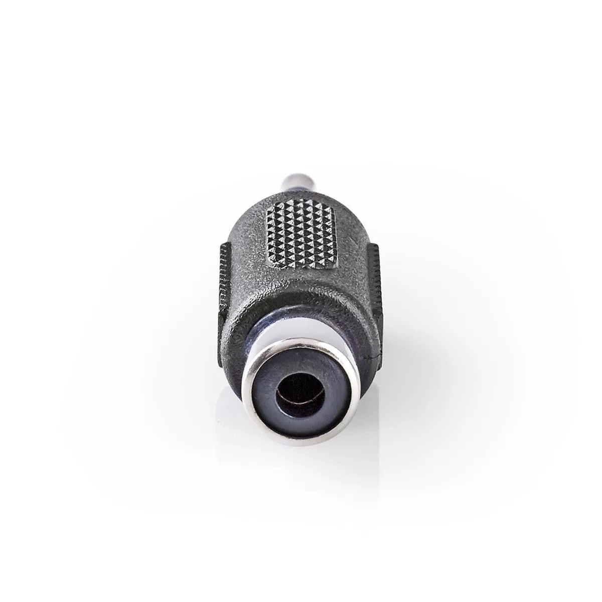 Adaptor Jack 3.5 mm mufa tata - mama RCA soclu mono 1buc Nedis CAGP22965BK - imagine 2