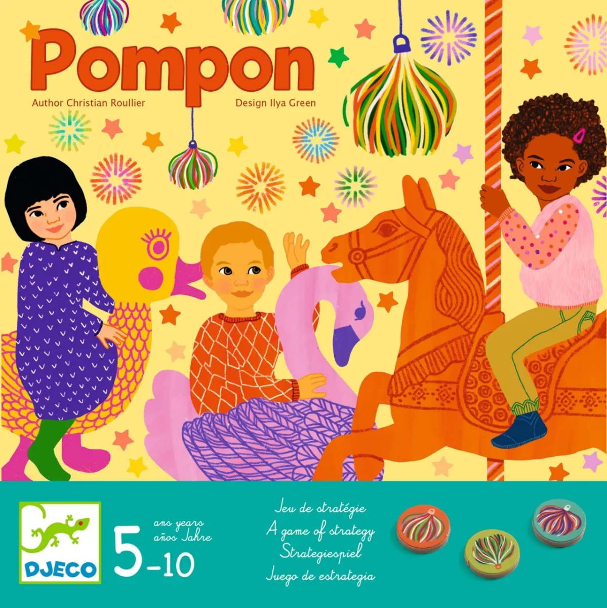Joc de societate Pompon, Djeco - imagine 3
