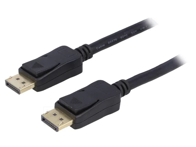 Cablu DisplayPort v1.4 - DisplayPort v1.4 3m negru QOLTEC 50588