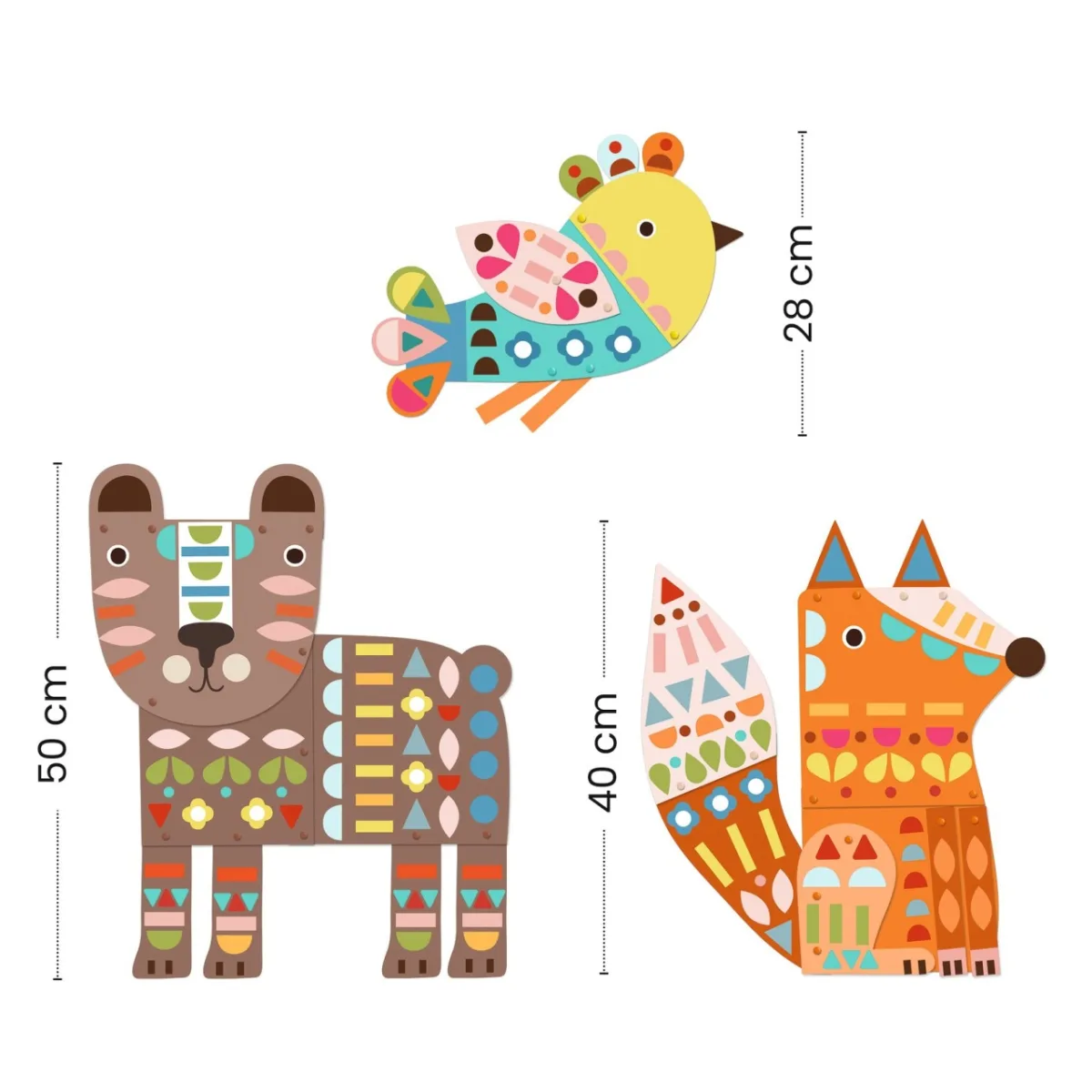 Joc creativ Animale gigantice, Djeco - imagine 2