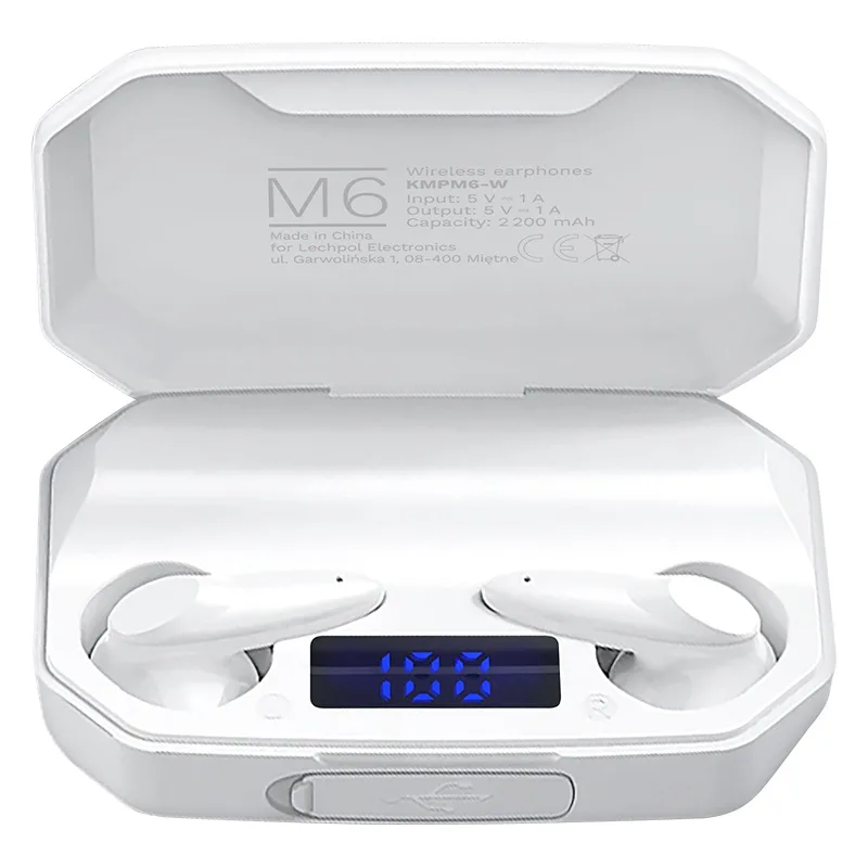 Casti bluetooth 5.1 M6 Kruger&Matz KMPM6-W - imagine 3
