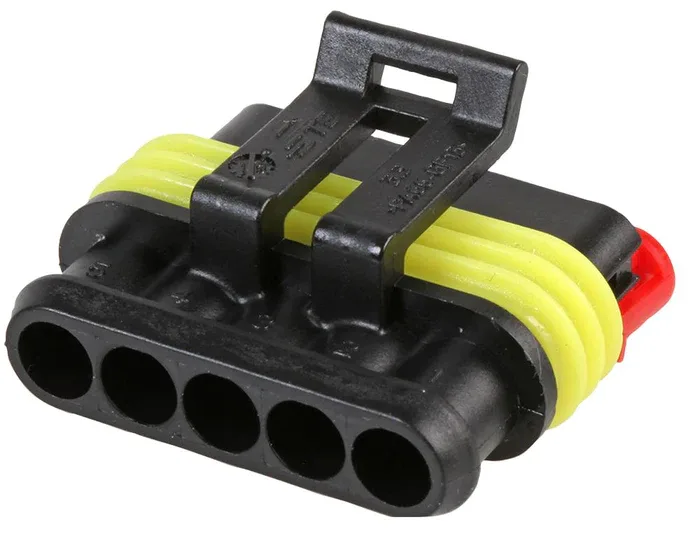 Conector cablu Superseal 1.5 mama mufa 5 pini IP67 TE Connectivity 282089-1 - imagine 2