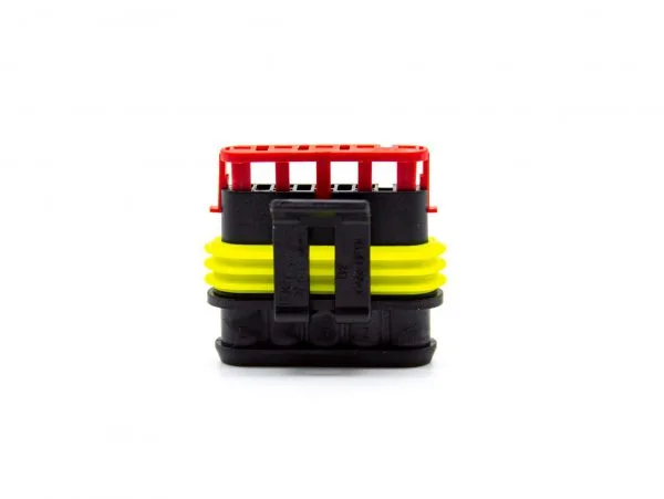Conector cablu Superseal 1.5 mama mufa 5 pini IP67 TE Connectivity 282089-1 - imagine 3
