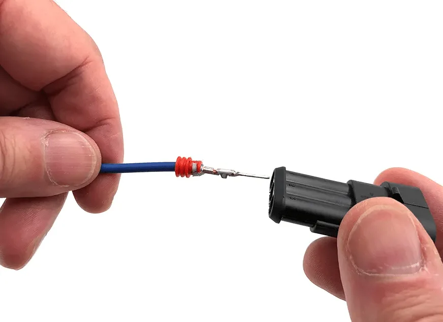 Conector cablu Superseal 1.5 tata mufa 1 pin IP67 TE Connectivity 282103-1 - imagine 3
