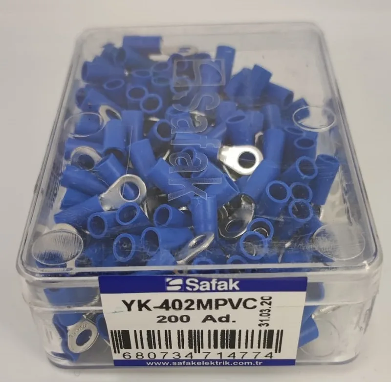 Papuc ochi izolat albastru 1.5-2.5mm2 M4 Safak YK-402MPVC - imagine 2