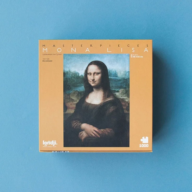 Puzzle 1000 piese Mona lisa, Londji - imagine 3