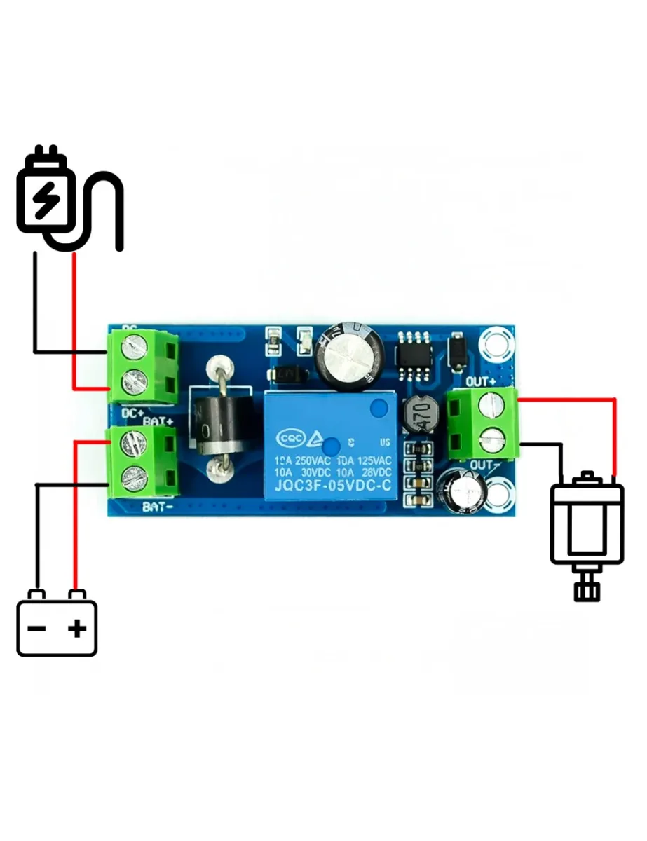 Modul BACK UP 5-48V max 280W YX860 - imagine 3