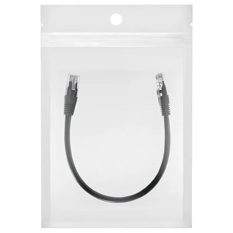Cablu patchord UTP Cat6 0.25m negru RB-6013-0.25 Rebel - imagine 2