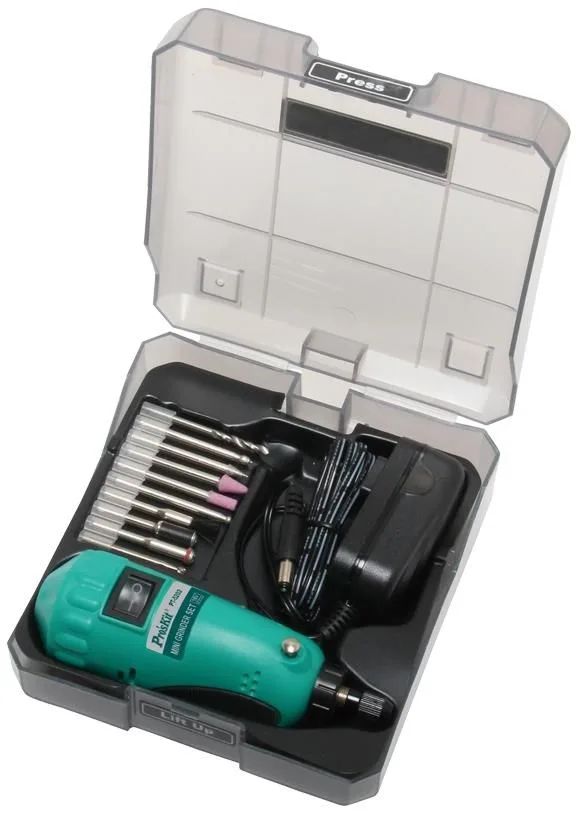 Trusa mini polizor 15000rpm 230V Pro'sKit - imagine 3