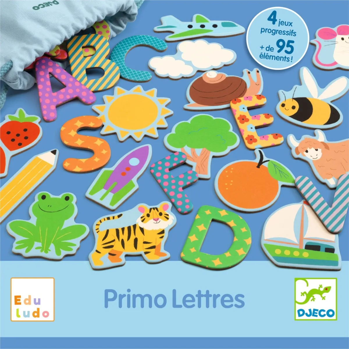 Joc educativ Eduludo primele litere, Djeco - imagine 3