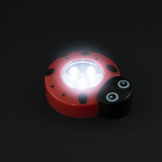 Lampa cu LED de veghe decorativa Buburuza cu buton 20273A Phenon - imagine 2