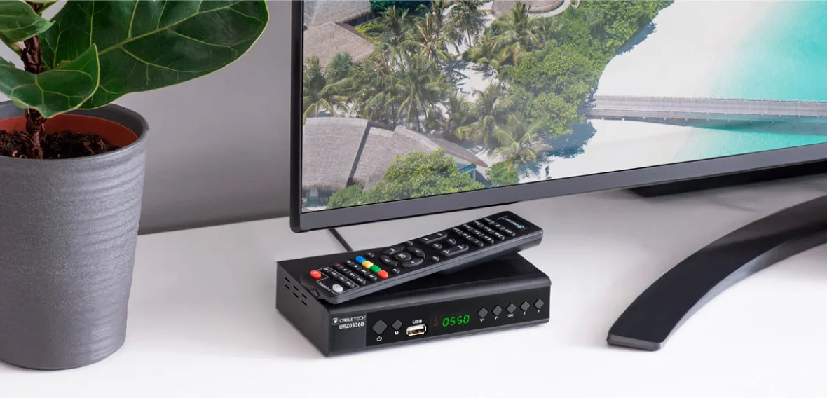 Tuner DIGITAL terestru DVB-T2/C H.265 Cabletech URZ0336B - imagine 6